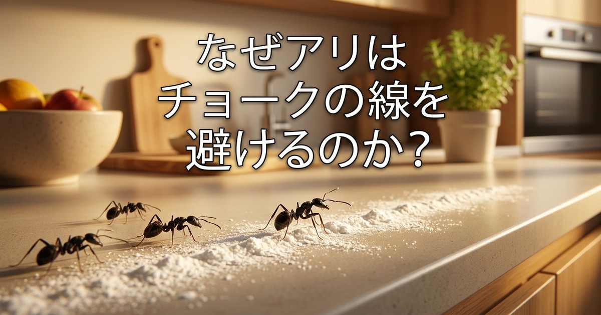 アリがチョークの線を越えないとされる理由：科学的分析と対策